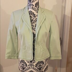 Elegant Mint Green Women's Blazer